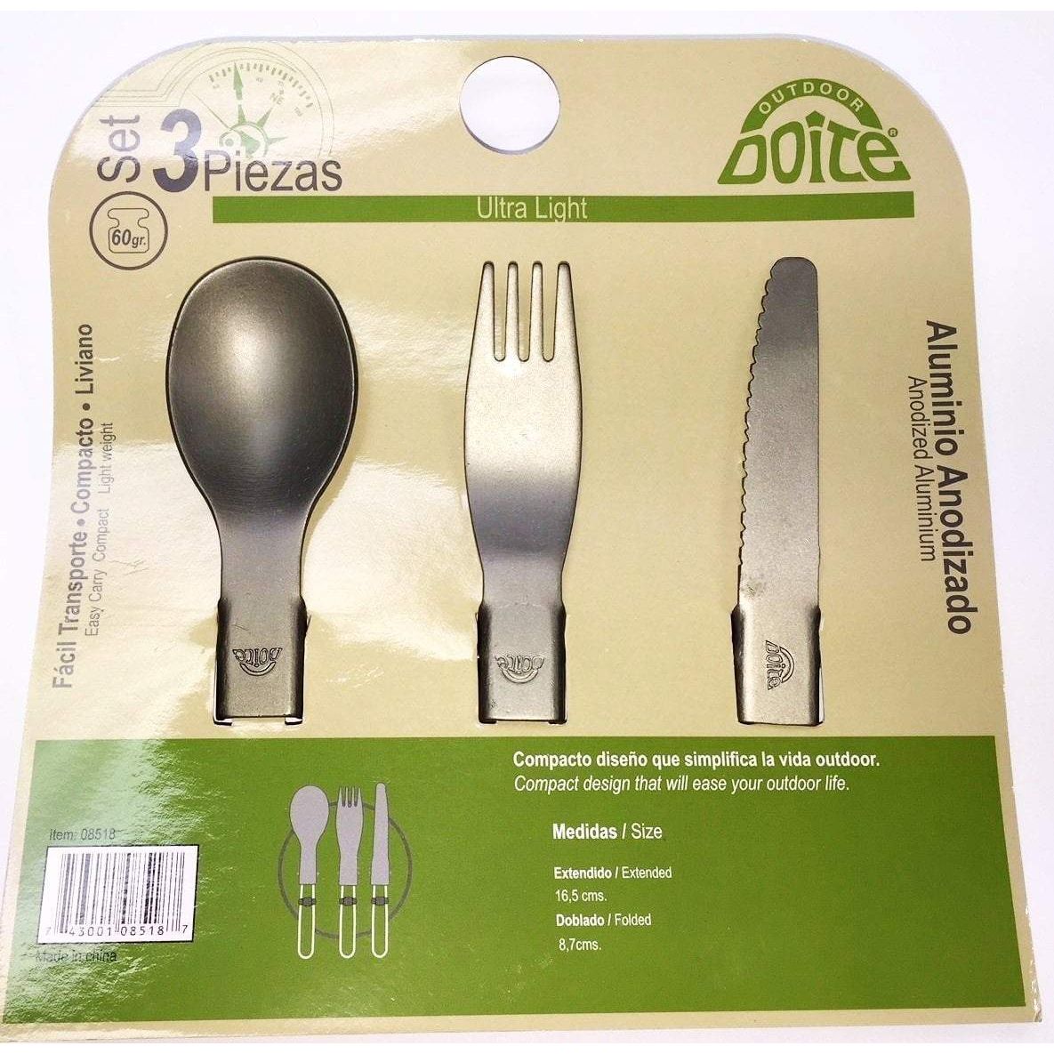 Doite Camping Accessory 200633 ~ DOITE SPOON+FORK+KNIFE 8518 New zealand nz vaughan
